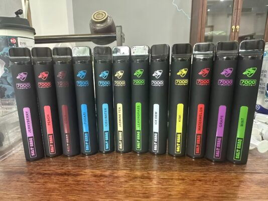 鯊克 7000口拋棄式電子煙 