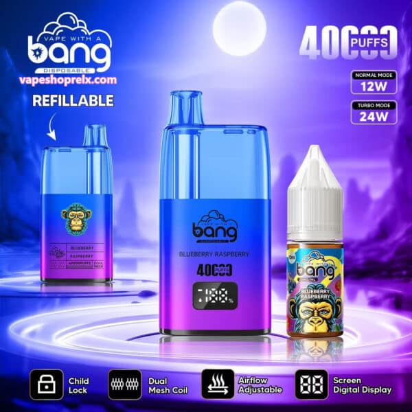 BANG REFILLABLE 註油主機40000｜新款小煙電子煙主機｜可重複註油設計