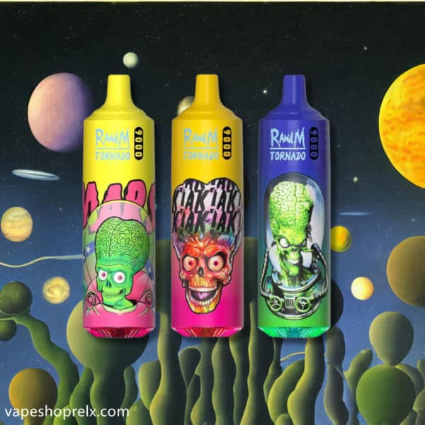 RandM Tornado 9000 Puffs FUMOT  歐美爆款一次性電子煙/可充電拋棄式霧化棒