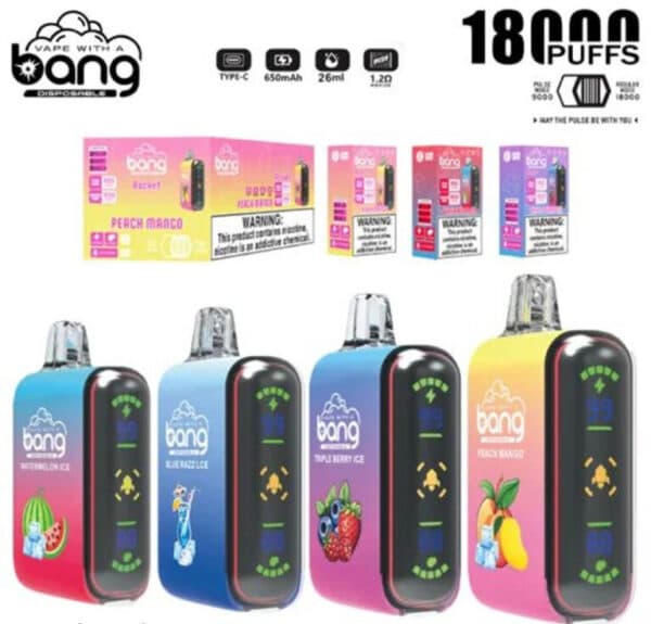 Bang Rocket 18000口一次性電子煙